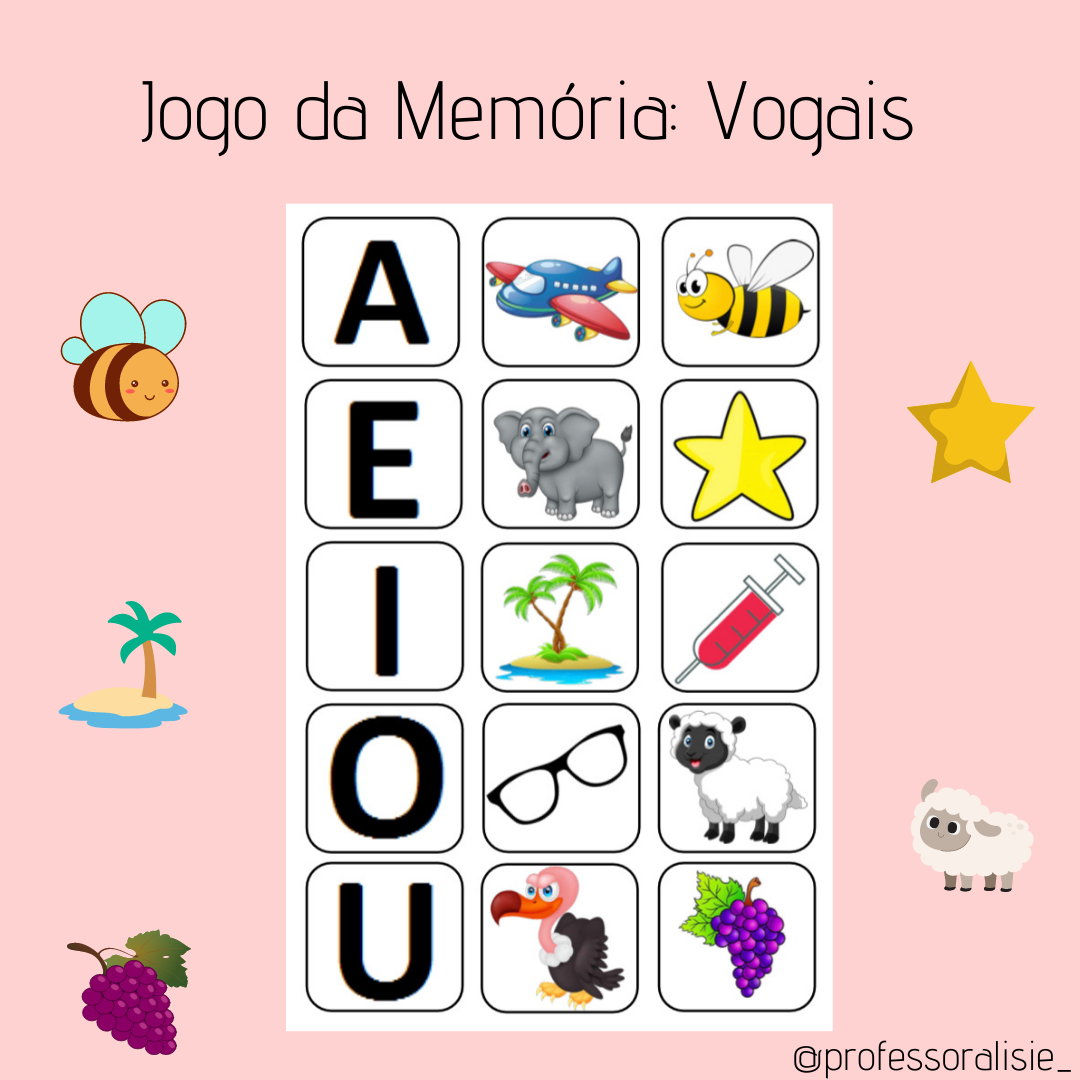 JOGO DA MEMÓRIA - CORES